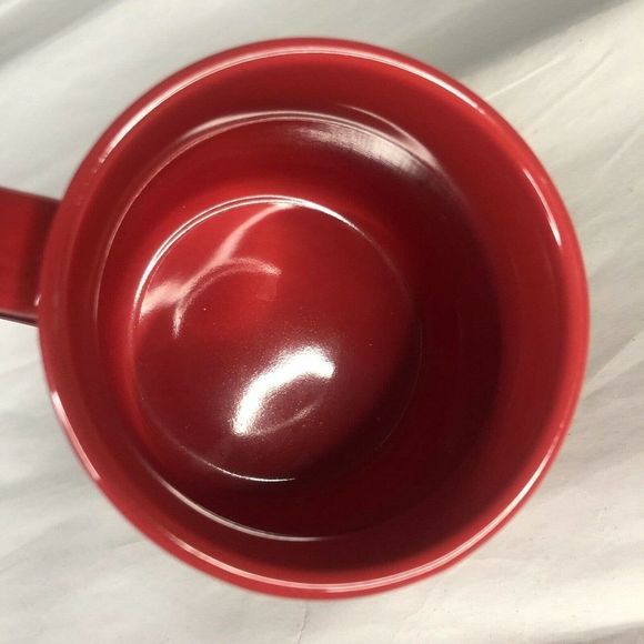 Starbucks Red Coffee Tea Mug Hand Warmer Ceramic 12 oz Holiday Christmas 2019 - Picture 6 of 6